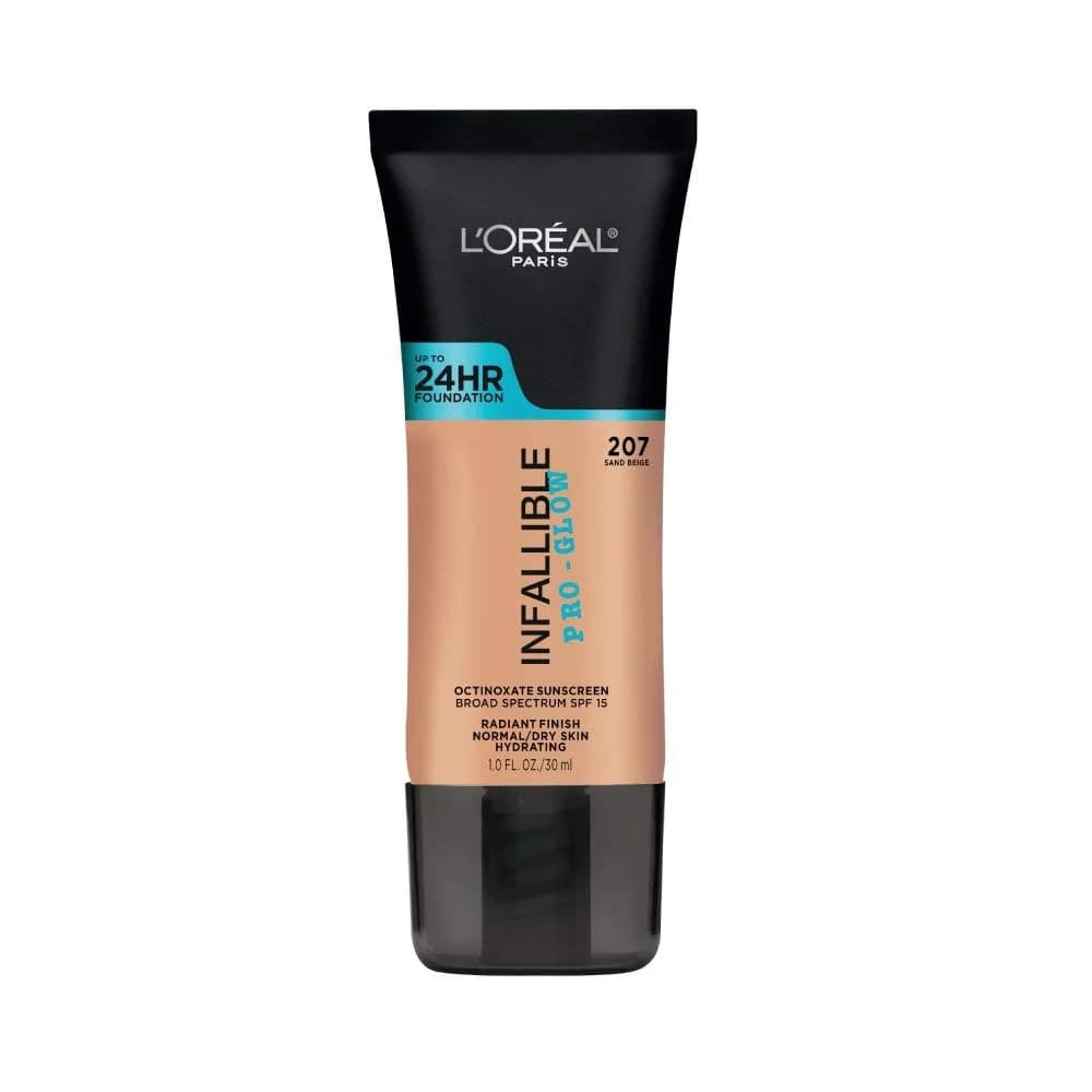 L'Oreal Paris Infallible Pro-Glow Foundation - Sand Beige - Hydrating Glow Up to 24HR - view 2