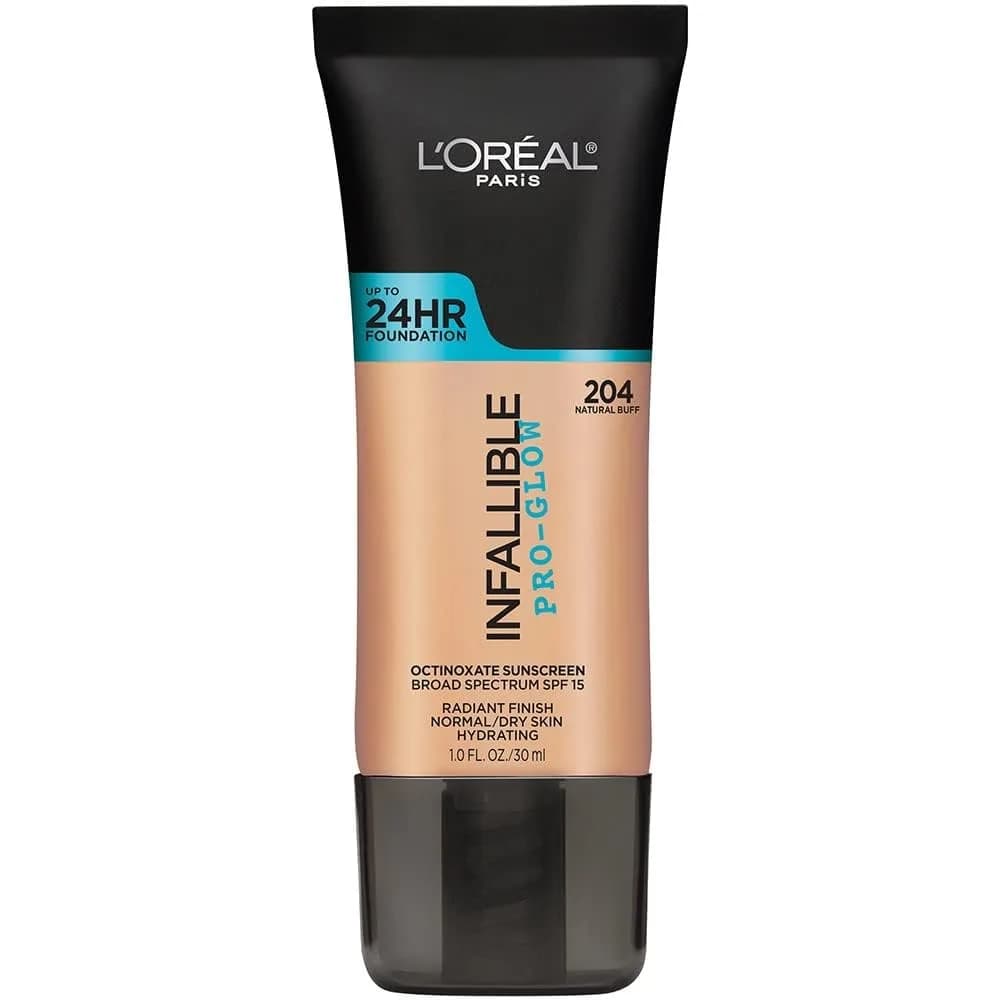 L'Oreal Paris Infallible Pro-Glow Foundation, Natural Buff | Hydrating Glow Up to 24HR - main product image
