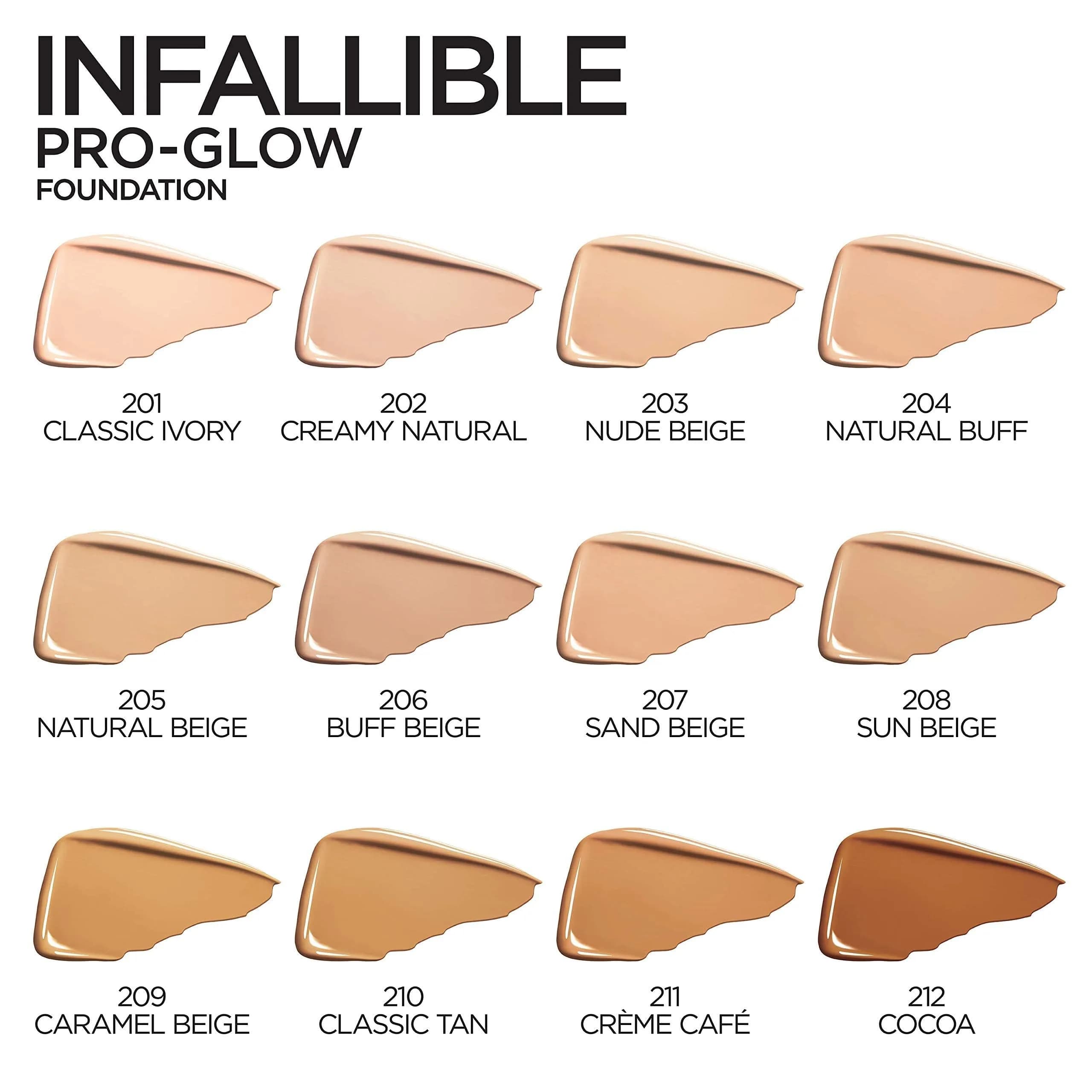 L'Oreal Paris Infallible Pro-Glow Foundation Natural Beige 29.57ml (1 fl oz) | Hydrating Glow Up to 24HR - view 5