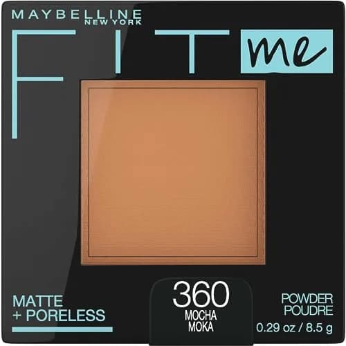 Maybelline Fit Me Matte + Poreless Pressed Powder, Mocha, 8.23 g (0.29 Oz) | Oily Skin Shine Control thumbnail 1
