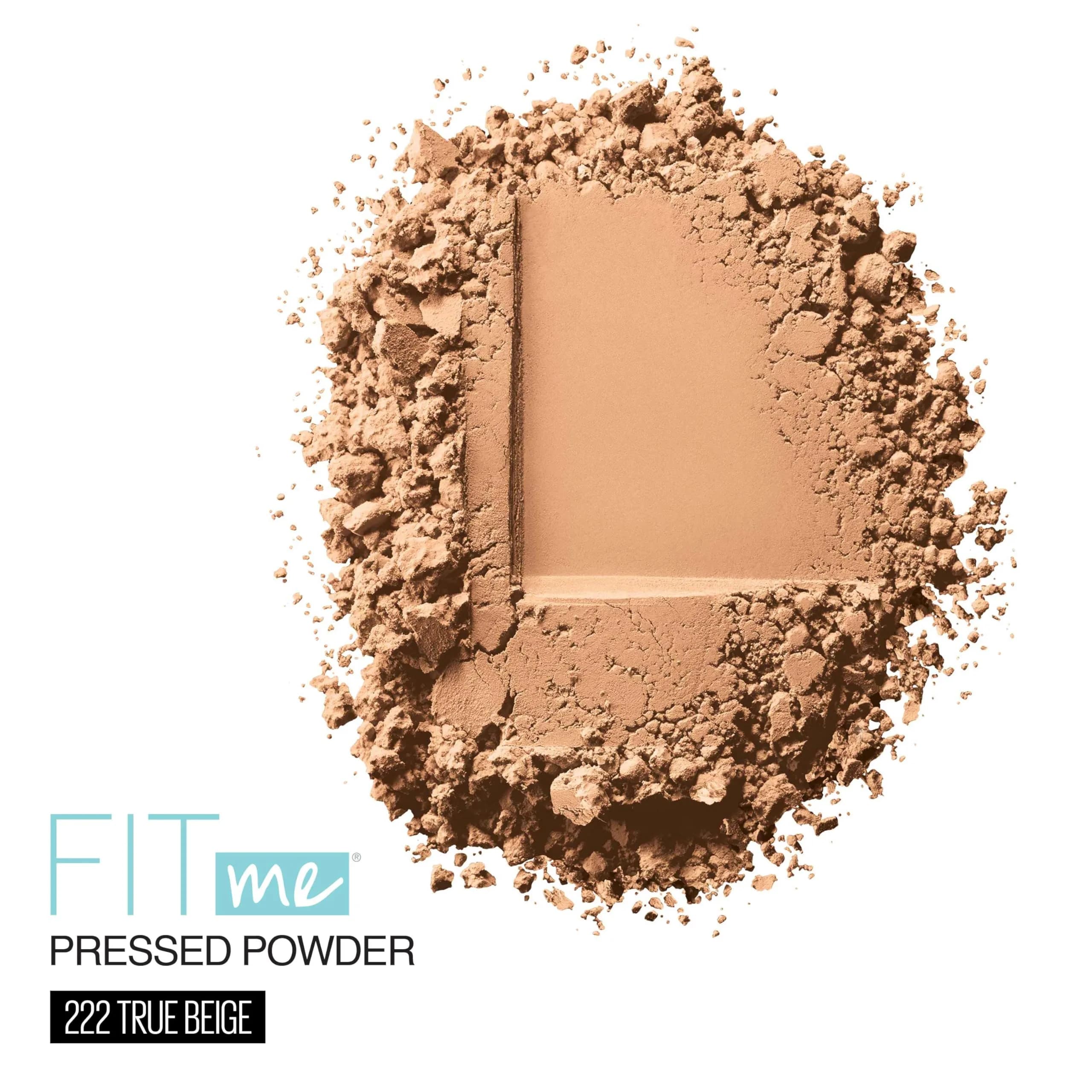 Maybelline Fit Me Matte + Poreless Pressed Powder, 222 True Beige, 8g (0.29 Oz) | Controls Shine - view 2