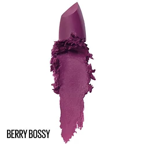 Maybelline Color Sensational Creamy Matte Lipstick, Berry Bossy, 4.25g (0.15 oz) | Hypercolor Pigments for Intense Matte Color thumbnail 2