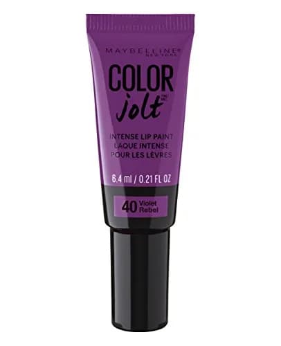 Maybelline Lip Studio Color Jolt Intense Lip Paint, Violet Rebel, 0.21 fl. oz. | Vibrant, high-pigment liquid lipstick for bold lips thumbnail 2