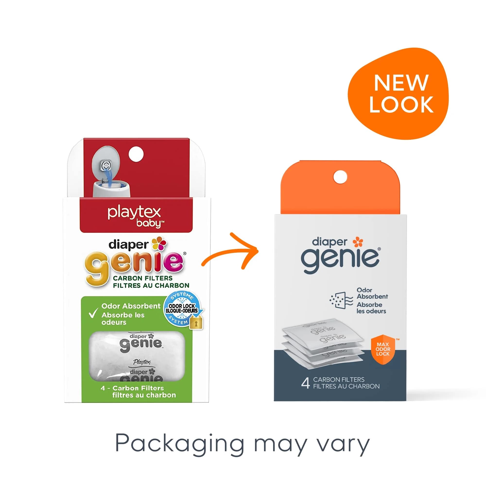 Diaper Genie Carbon Filter 4-Pack | Odor Eliminator for Diaper Pails | 10.6 cm (4.2 in) Filter - view 3