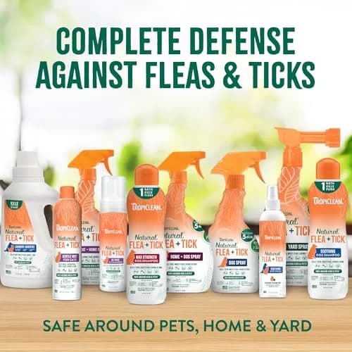 TropiClean Maximum Strength Flea Spray for Dogs & Home 16oz | Natural Flea & Tick Control thumbnail 8