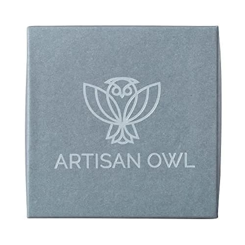 Artisan Owl Ornate Filigree 4x Magnifying Glass Pendant Necklace, 30" (Gold Tone) | Adjustable Sliding Top Design for Reading thumbnail 4