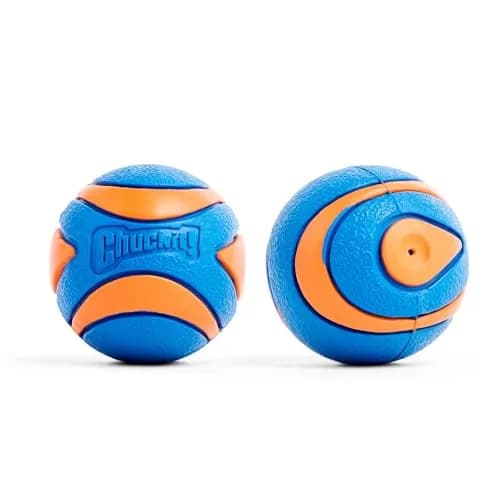 Chuckit! Ultra Squeaker Balls for Dogs, Pack of 2, Medium 6.4cm (2.5") | Durable Rubber Fetch & Water Toys thumbnail 5