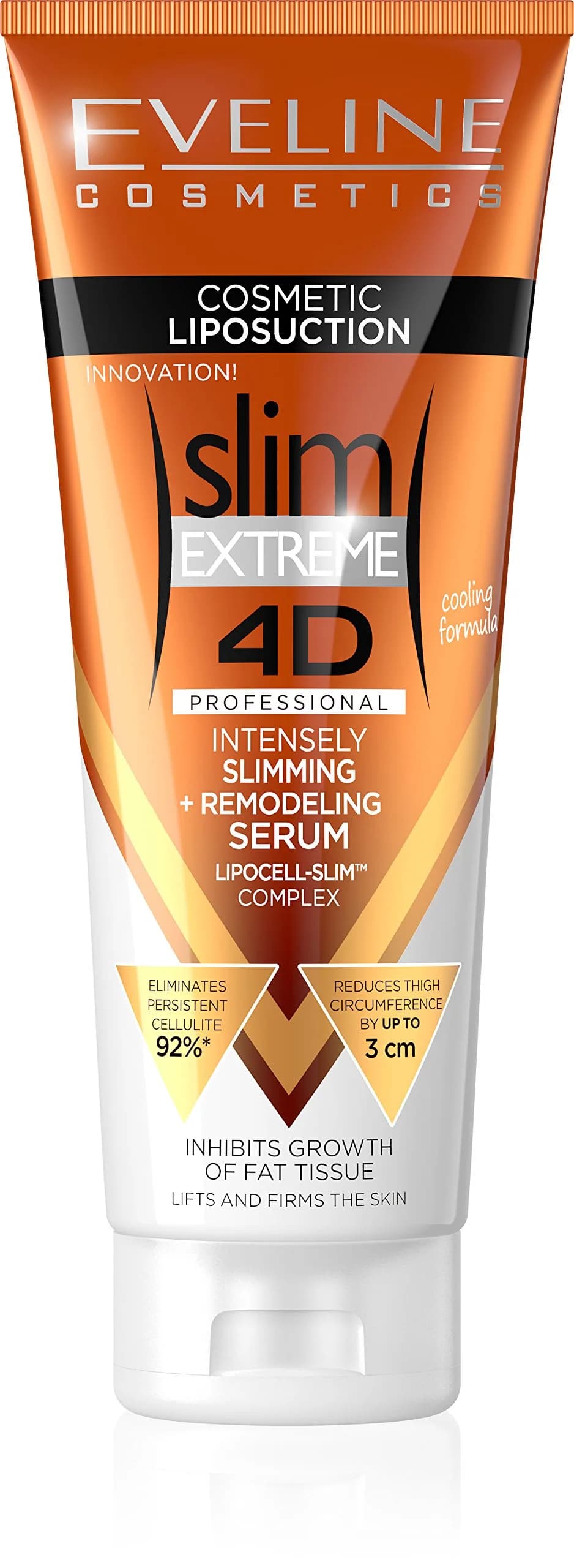 Eveline Slim Extreme 4D Body Serum 250ml (8.80 Fl Oz) | Firms & Lifts Skin — multi colored