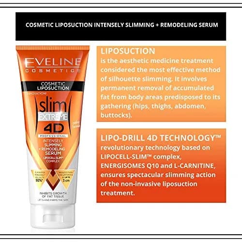 Eveline Slim Extreme 4D Body Serum 250ml (8.80 Fl Oz) | Firms & Lifts Skin thumbnail 3