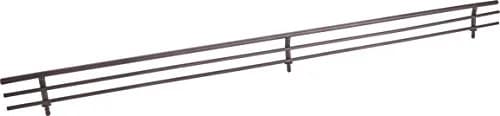 Hardware Resources Wire Shoe Shelf Fence Dark Bronze 17" (43.2cm) | Prevents Shoes Slipping Off Shelves thumbnail 1