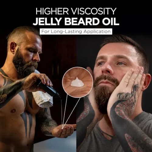 Bossman Jelly Beard Oil Gold Scent 118ml (4 oz) | Thicker Formula for Fuller, Healthier Beard thumbnail 3