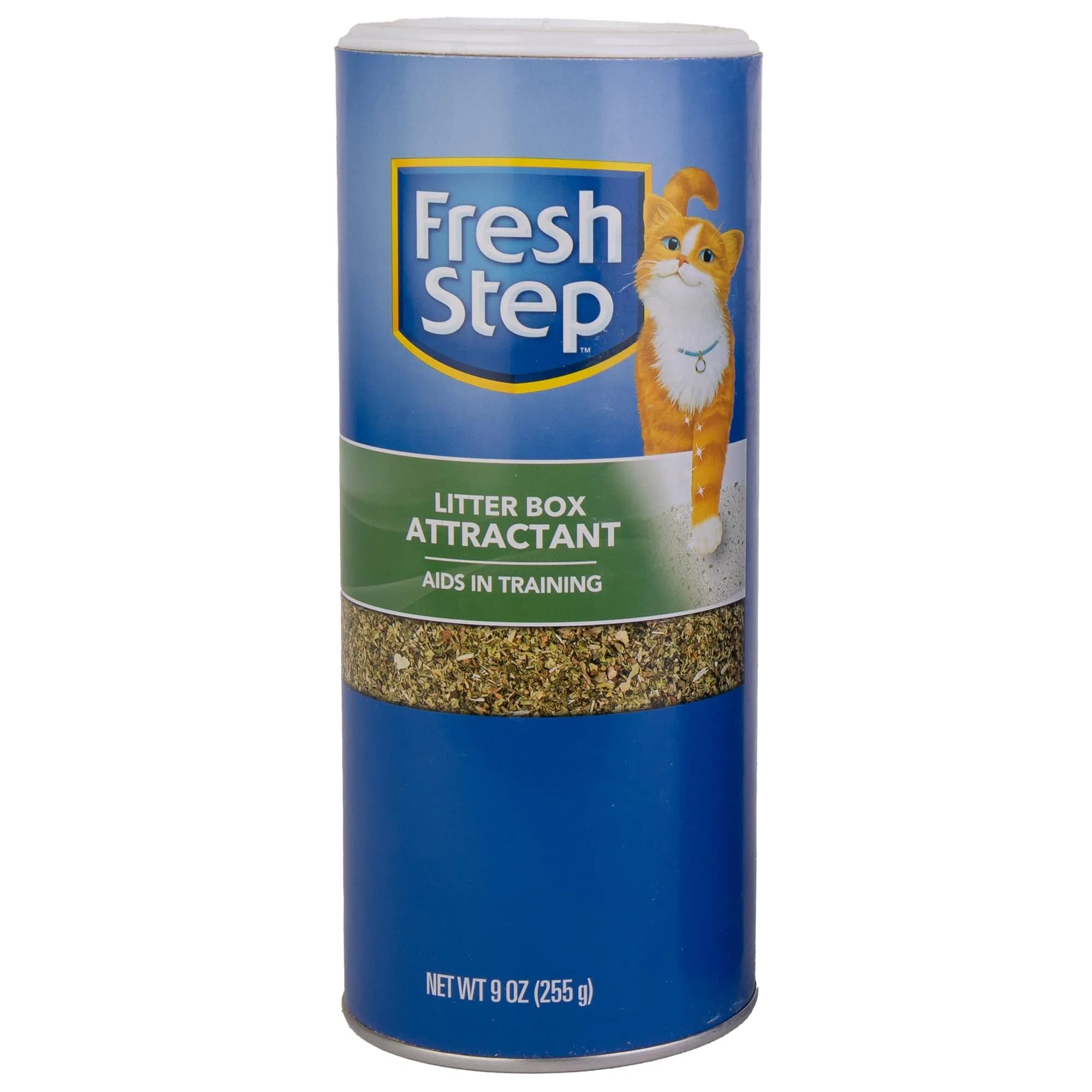 Fresh Step Cat Litter Box Training Attractant Powder 9 Oz (255g) | Herbal Scent for Kittens & Cats — 9 Ounce
