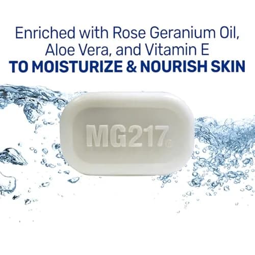 MG217 Psoriasis Dead Sea Exfoliating Bar Soap 3.2oz | Dead Sea Salt, Mud & Aloe for Psoriasis thumbnail 4