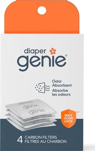 Diaper Genie Carbon Filters 4-Pack | Odour Control for Diaper Pails thumbnail 1