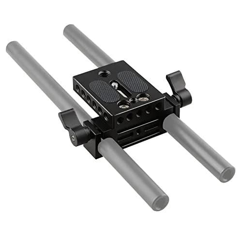 CAMVATE Camera Baseplate with 15mm Railblock & 1/4"-20 Screw | 18.3 cm (7.2 in) Length thumbnail 5
