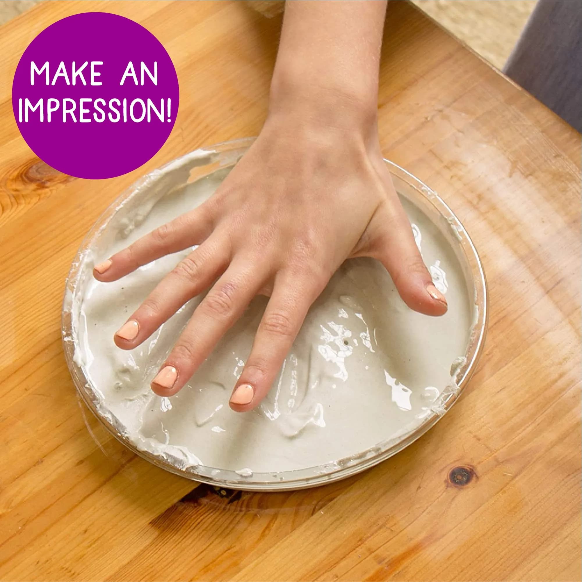 Creative Roots Handprint Mosaic Hedgehog Stepping Stone Paint Kit | USA Imported Craft for Kids Ages 6+ - view 4