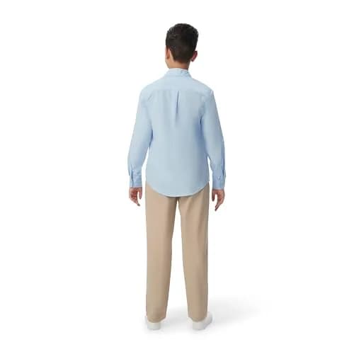French Toast Boys' Expandable Collar Button Down Dress Shirt White 18 (45ml / 1.5oz) thumbnail 6