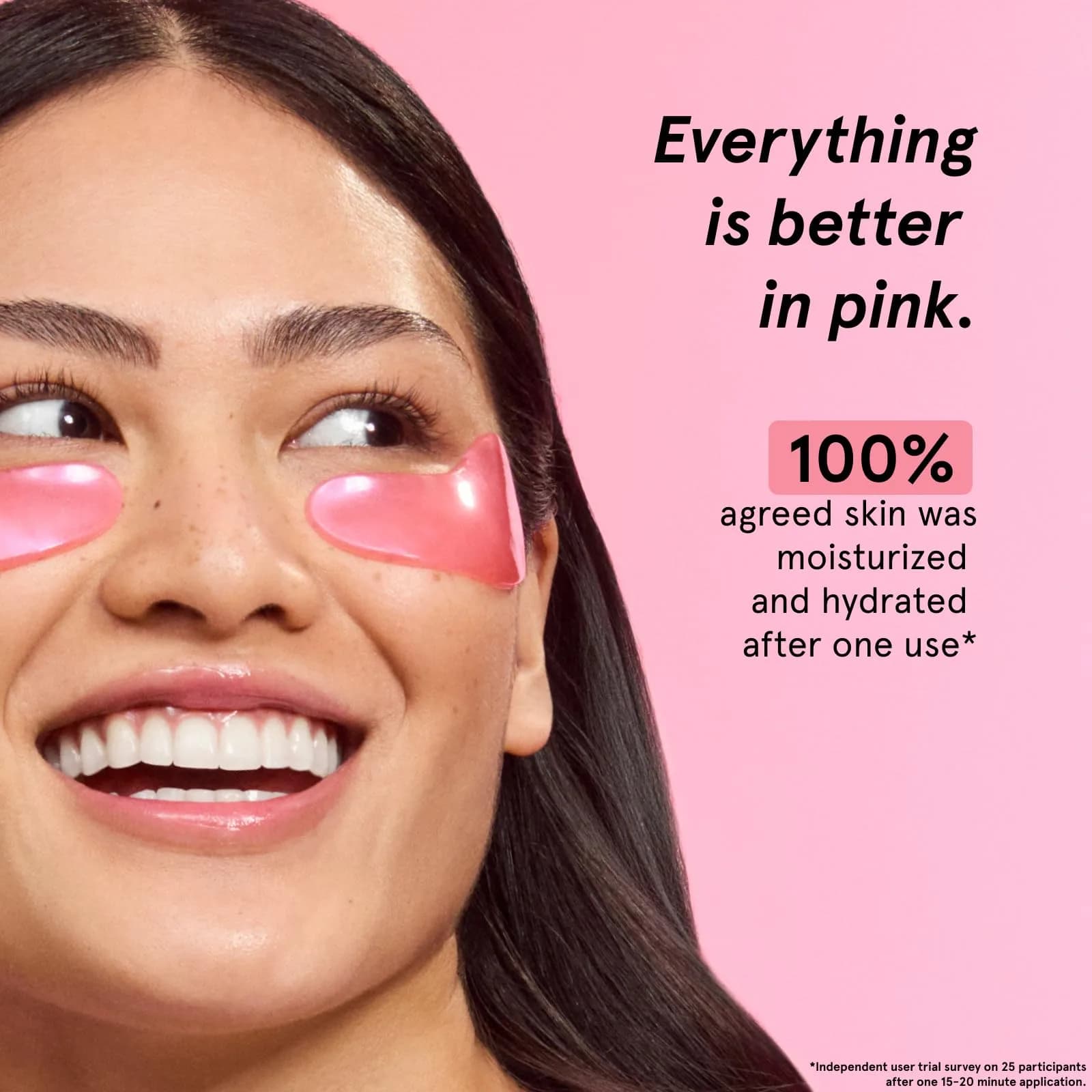 grace & stella Pink Under Eye Mask | 24 Pairs for Dark Circles & Puffy Eyes - view 2