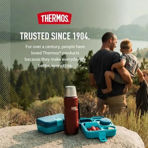 THERMOS Stainless King 40oz Beverage Bottle | 1.18 L (40 fl oz) Vacuum Insulated Steel Flask thumbnail 7