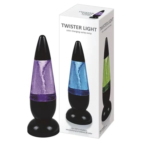 Westminster 9" Color-Changing Tornado Lamp | Swirling Liquid LED Night Light for Kids Room thumbnail 1