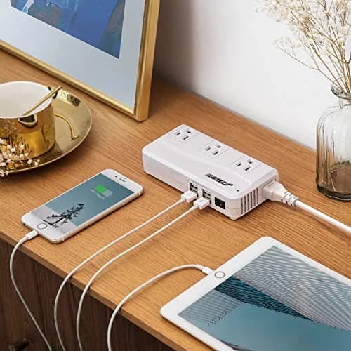 BESTEK Universal Travel Adapter 220V to 110V Converter | 7-in-1 Power Adapter for Worldwide Use thumbnail 7