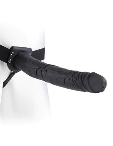 Pipedream Products Fetish Fantasy Hollow Strap On, Beige, 11 Inch | Body Safe, 1.5 Pound, Water & Silicone Compatible thumbnail 3