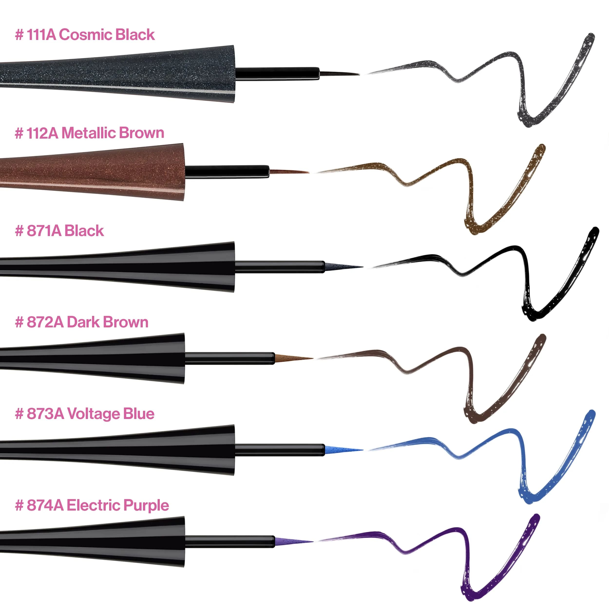 wet n wild MegaLiner Liquid Eyeliner Voltage Blue 4.4ml (0.15 Fl Oz) | Metallic Finish - view 6