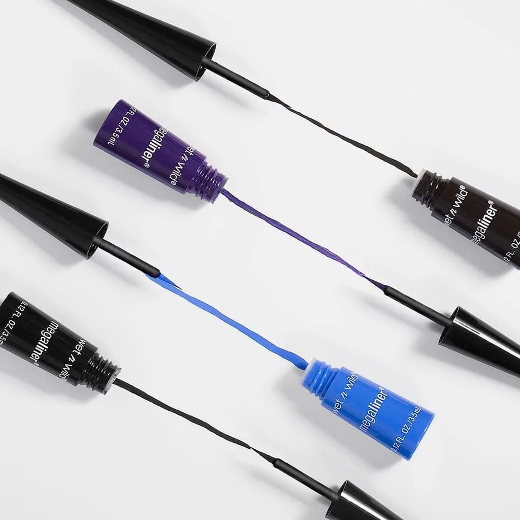 wet n wild MegaLiner Liquid Eyeliner Voltage Blue 4.4ml (0.15 Fl Oz) | Metallic Finish - view 9