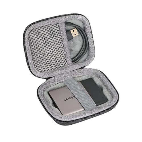 co2CREA Hard Travel Case for Samsung T3 T5 Portable SSD | Shockproof Dustproof Water-Resistant (70-120c) thumbnail 2