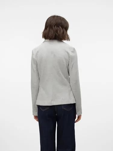 VERO MODA Julia Blazer EU 34 | Grey, Classic Fit, Long Sleeve, Button Closure thumbnail 3