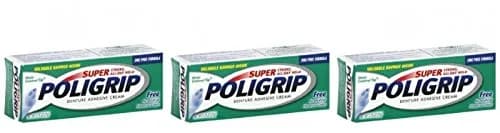 Poligrip Denture Adhesive Cream 0.75 Oz Travel Size | Strong All Day Hold, Zinc-Free thumbnail 1