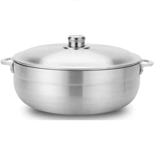 Alpine Cuisine 13-Quart Aluminum Caldero Pot | Heavy-Duty Dutch Oven for Large Family Meals, Stews & Rice thumbnail 1