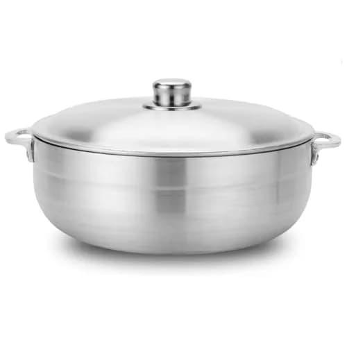 Alpine Cuisine 3.5-Quart Nonstick Aluminum Caldero Pot with Lid | Easy Clean & Durable Cookware thumbnail 1