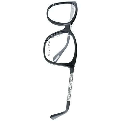 GUESS by Marciano GM0281 Eyeglass Frames - Shiny Black, 54 mm Lens Diameter | Timeless Style & Premium Craftsmanship thumbnail 2