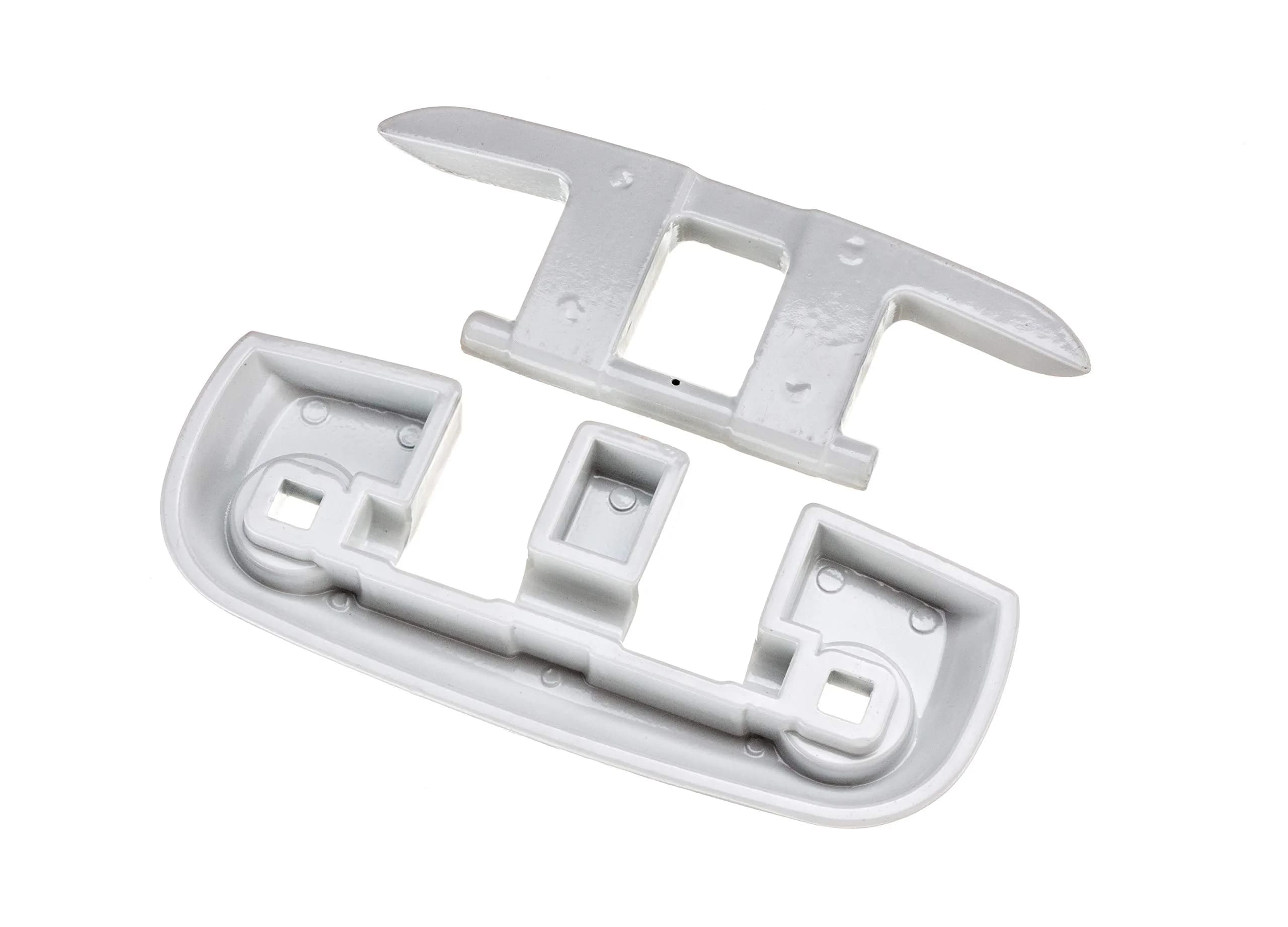 attwood 8-inch Fold-Down Dock Cleat White Marine-Grade Aluminum | Secure & Corrosion-Resistant (70-120 chars)