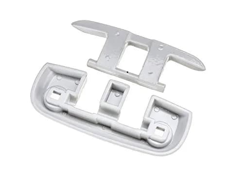 attwood 8-inch Fold-Down Dock Cleat White Marine-Grade Aluminum | Secure & Corrosion-Resistant (70-120 chars) thumbnail 1