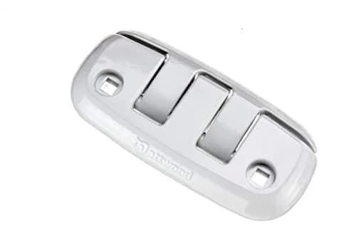 attwood 8-inch Fold-Down Dock Cleat White Marine-Grade Aluminum | Secure & Corrosion-Resistant (70-120 chars) thumbnail 4