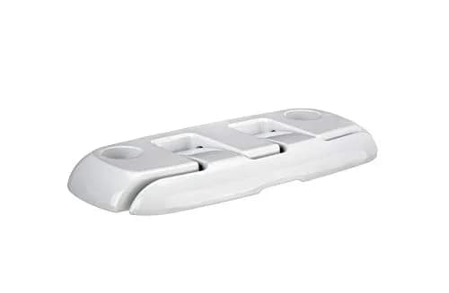attwood 8-inch Fold-Down Dock Cleat White Marine-Grade Aluminum | Secure & Corrosion-Resistant (70-120 chars) thumbnail 2