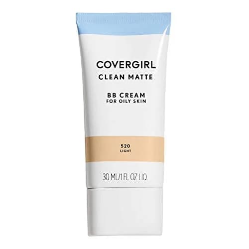 COVERGIRL Clean Matte BB Cream Light - 520 29.57ml (1 Fl Oz) | Oil-Free Matte Finish for Sensitive Skin thumbnail 1