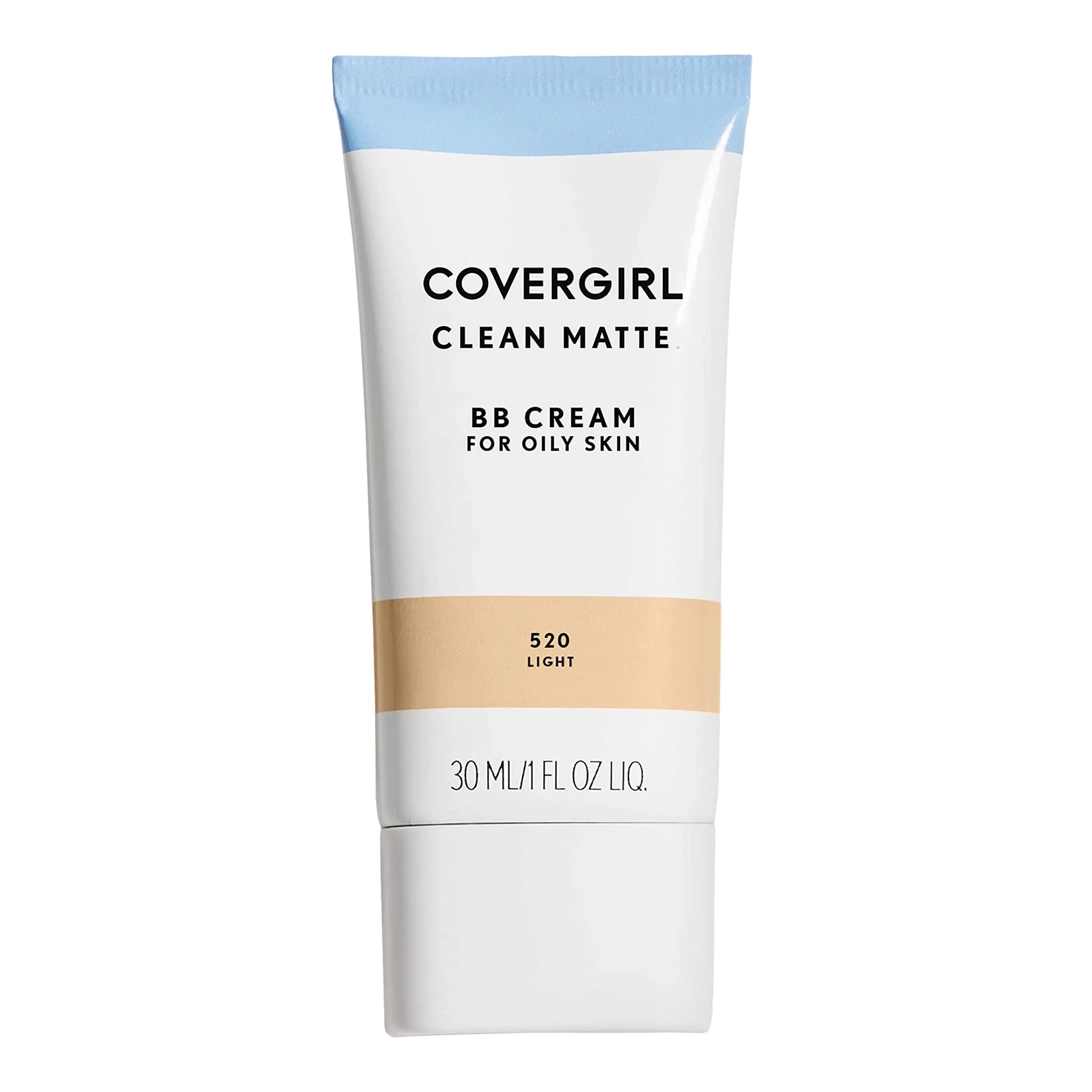 COVERGIRL Clean Matte BB Cream Medium (30ml / 1 fl oz) | Oil-Free, Cruelty-Free Face Makeup — Light