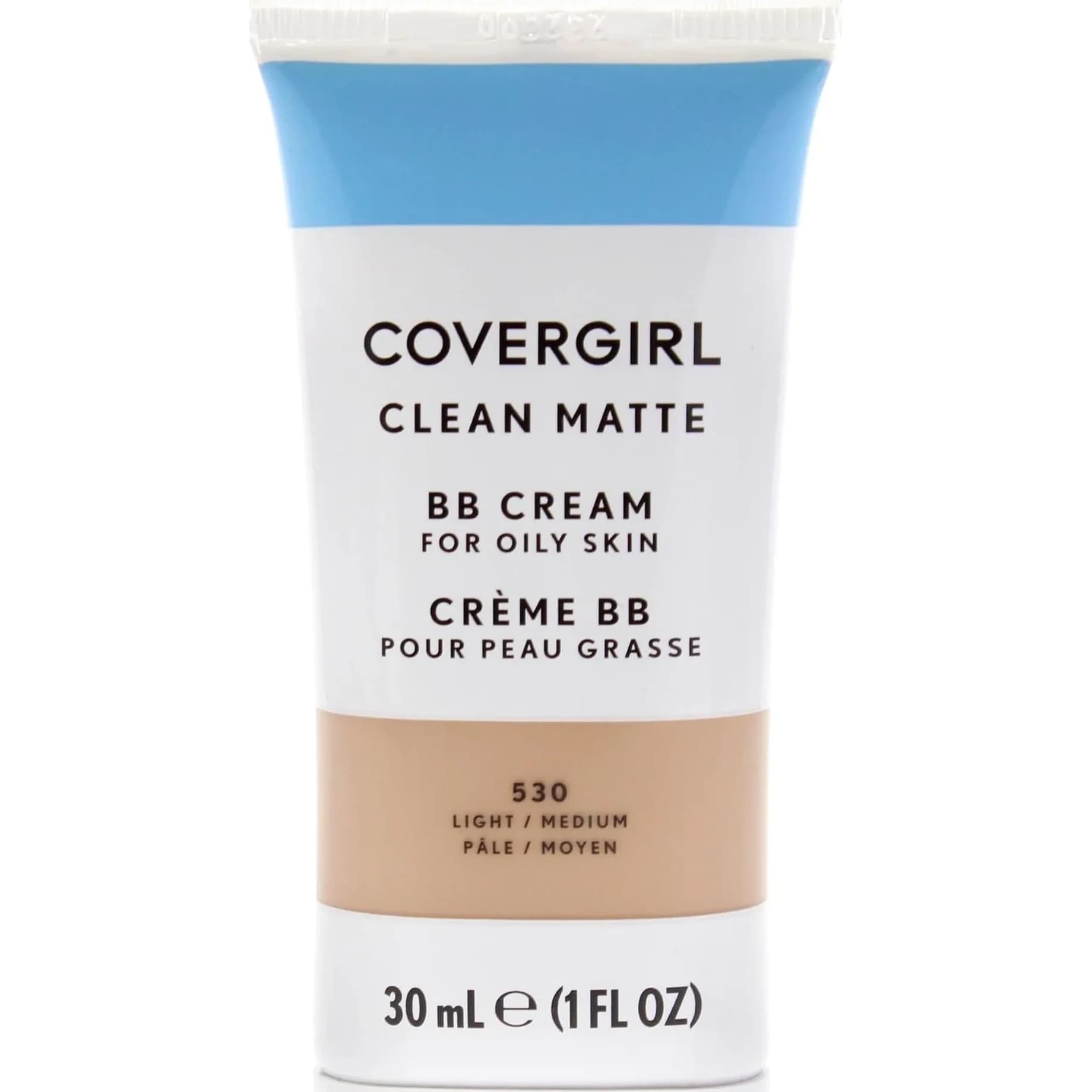COVERGIRL Clean Matte BB Cream Medium (30ml / 1 fl oz) | Oil-Free, Cruelty-Free Face Makeup — Light/Medium