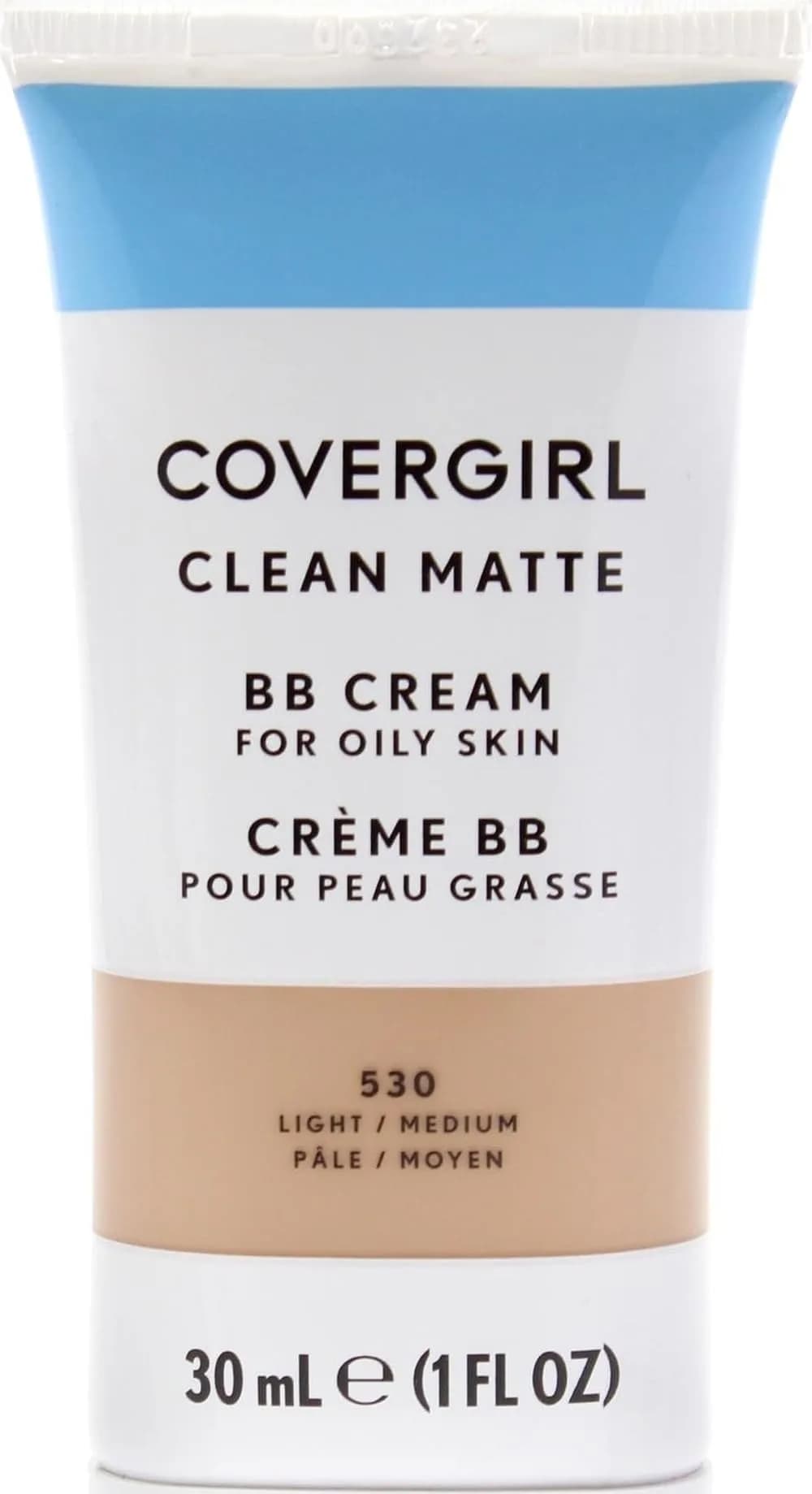 COVERGIRL Clean Matte BB Cream Light/Medium (29.57ml / 1 Fl Oz) | Oil-Free, Cruelty-Free Face Makeup - main product image