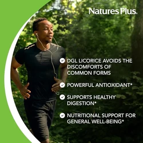 NaturesPlus Herbal Actives Licorice (DGL) 500 mg | Supports Digestion & Well-Being | Vegetarian, Gluten Free thumbnail 4