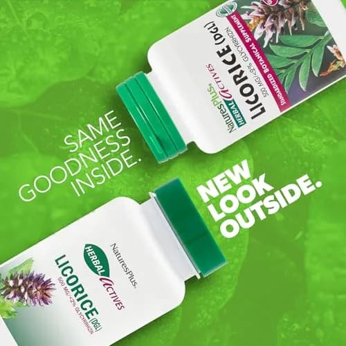 NaturesPlus Herbal Actives Licorice (DGL) 500 mg | Supports Digestion & Well-Being | Vegetarian, Gluten Free thumbnail 2