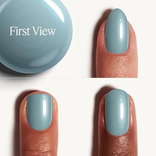 Essie Gel Couture 2-Step Longwear Nail Polish - First View, Blue | 14 Days Gel Shine thumbnail 2
