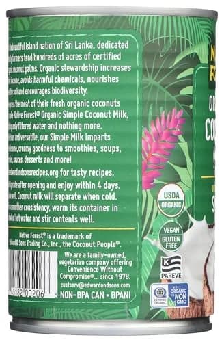 Native Forest Organic Coconut Milk Unsweetened - 13.5 Fl Oz | Vegan, Gluten-Free, Non-GMO thumbnail 5