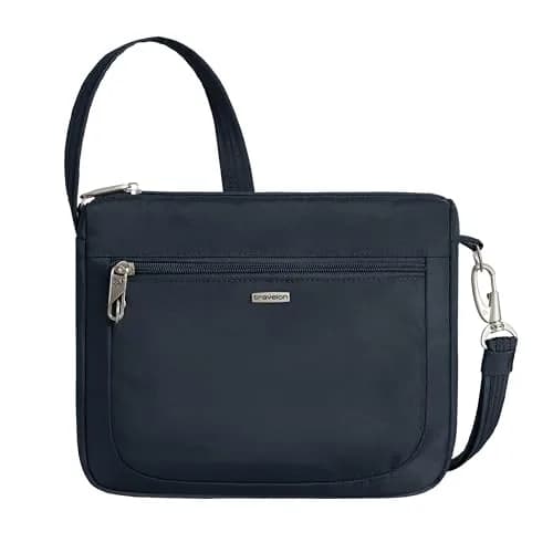 Travelon Anti-Theft Classic Small East/West Crossbody | RFID & Slash-Resistant Security thumbnail 1