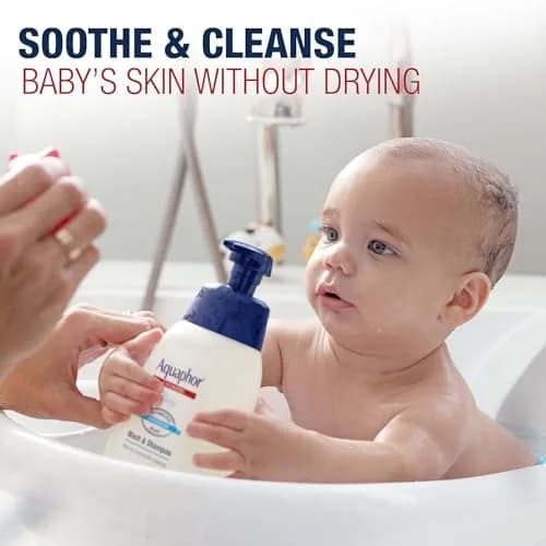 Aquaphor Baby Wash and Shampoo 500ml (16.9 fl. oz.) | Tear-Free Gentle Cleanser for Sensitive Skin thumbnail 6