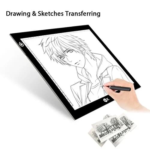 ME456 A4 LED Light Box 36 cm (14") Light Pad with USB Power | Flicker-Free Tracing Table for Artists thumbnail 7