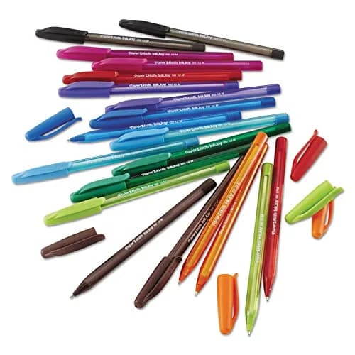 Paper Mate InkJoy 100ST Ballpoint Pens, Assorted Ink, 8 count | Smooth, Bright Colors for School & Office thumbnail 2